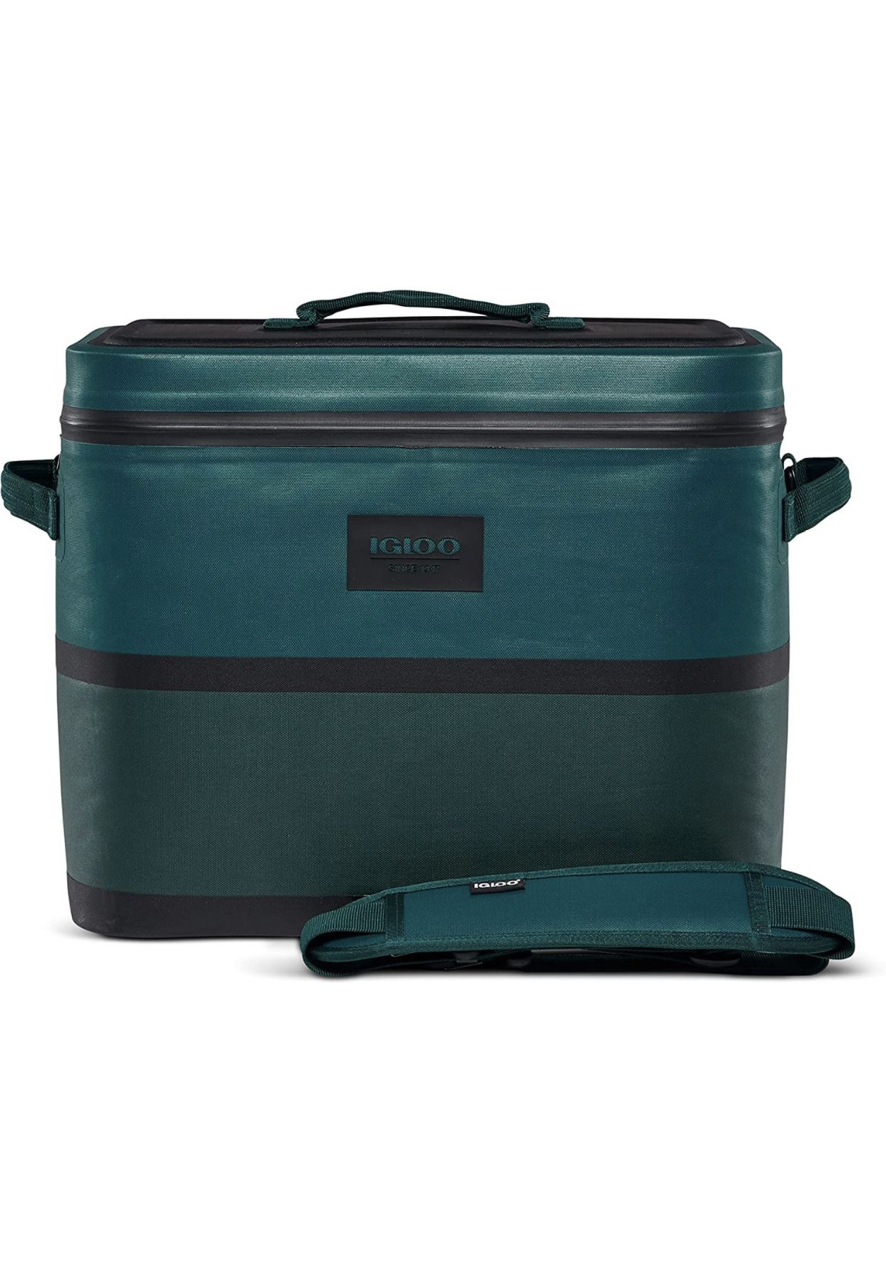 Igloo Reactor 30-Can Cooler Bag - Teal with Orange inside