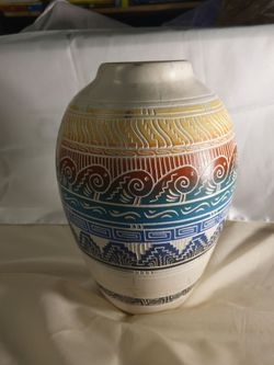 Navajo Pottery - Signed Vanessa Charlie 8 1/2"