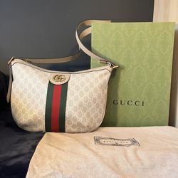 Gucci Monogram Ophidia Tote NIB - Beige/White GG Supreme Authentic Discontinued