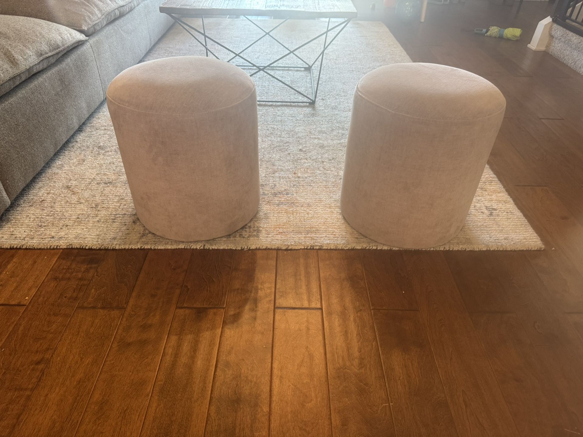 West Elm Ottomans (2)