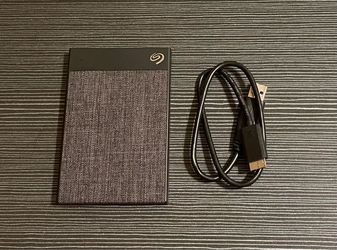 Seagate 1TB Backup Plus Ultra Touch Portable External Hard Drive with Case