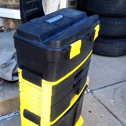Tool Box With Handle And Wheels 