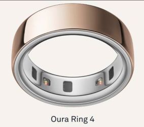 Oura Ring 4 - Rose Gold, Size 7 (Brand New)