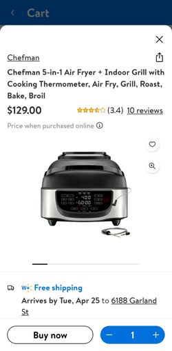 New In Sealed Box Indoor Grill / Air Fryer