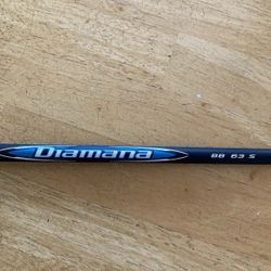 Mitsubishi Diamana BB Shaft 63 , Stiff Flex Taylormade Adaptor