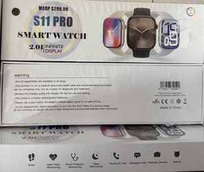 Title: Brand New S11 Pro Smart Watch - 2.01" Display (Factory Sealed)