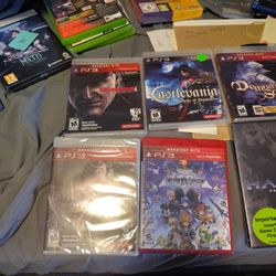 Demon Souls PS3 Castlevania Lords Of Shadow PS3 Metal Gear Solid 4 Two Copies And Kingdom Hearts HD 2.5 Remix PS3