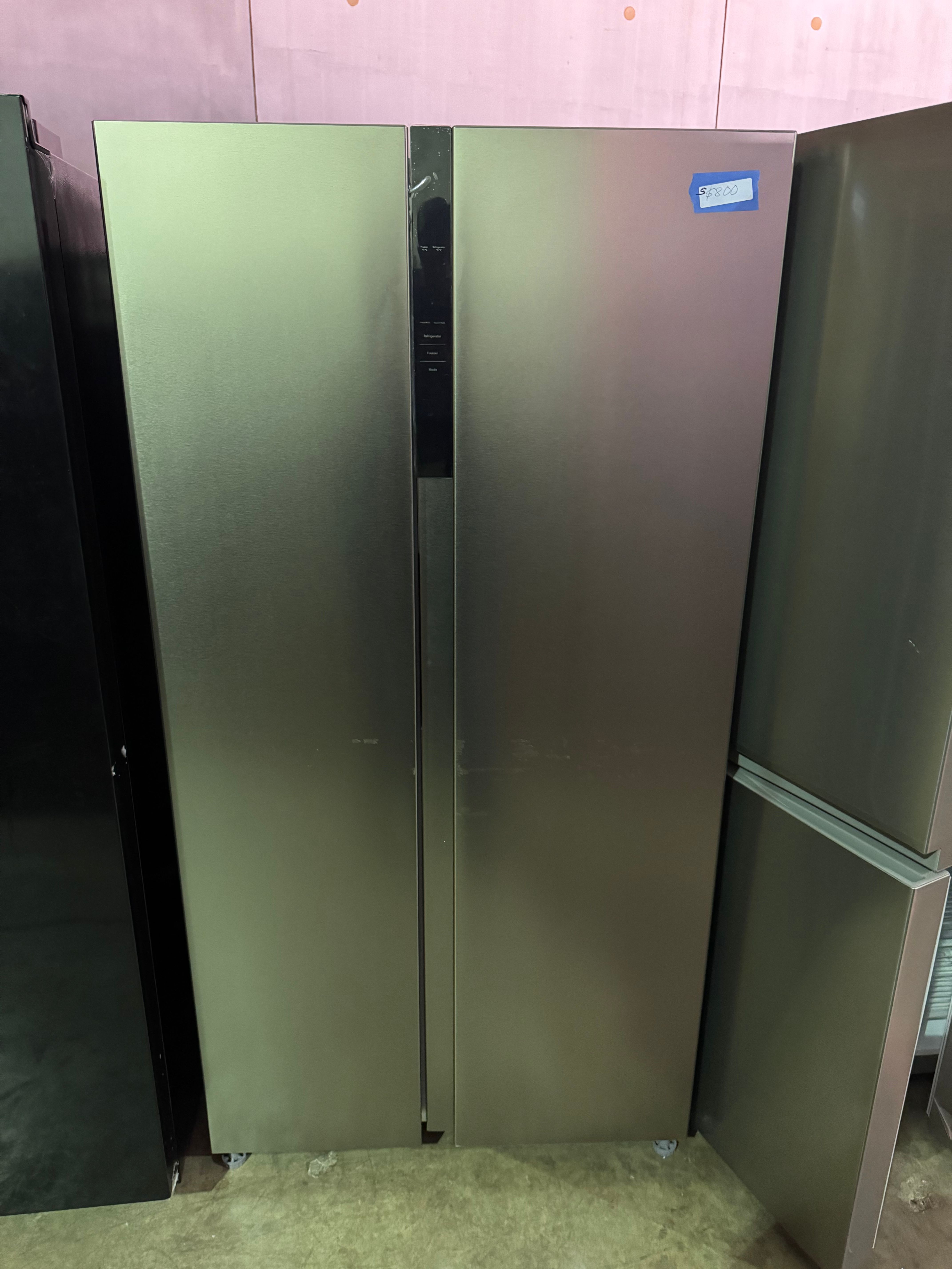 π¨ (Scratch & Dent) Stainless Steel Side-by-Side Refrigerator with Integrated Control Panel β Frigidaire π¨