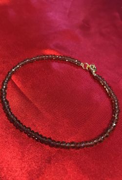 Crystal anklet 10 inches