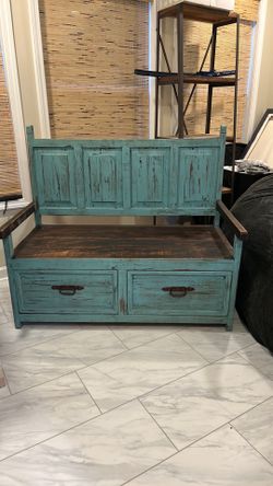 Distressed bench