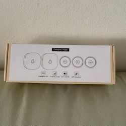 Caregiver Pager Wireless Call Button for Home, Life Alert SOS for Monitoring Elderly Assistance Products Emergency Bell Panic Button Nurse Calling for