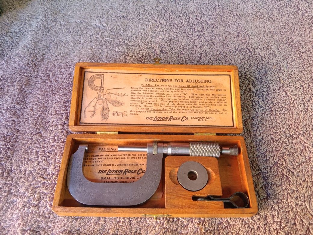 Lufkin Micrometer Tool 
