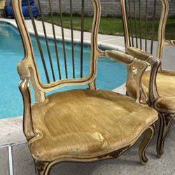 Antique French Provincial Accent Chairs