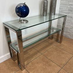 El Dorado Glass Console Table 