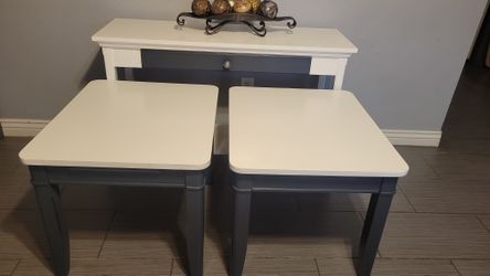 NICE WHITE MATCHING END TABLES