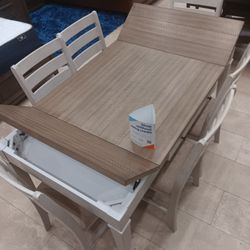 *Fall Sale Event*---Jessica Storage Dining Table Sets W/6 Chairs---Delivery And Easy Financing Available 👌 