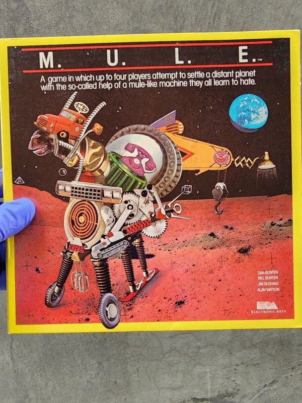 RARE! MULE M.U.L.E GAME ATARI 400XL, 800XL, 1200XL ELECTRONIC ARTS