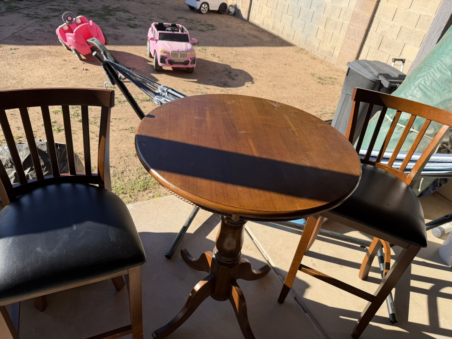 High Pub Wood Table USED