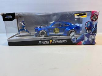 1974 Mazda RX-3 & Blue Ranger Diecast Model Car: 1/24 Scale By Jada