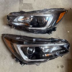 Pair 2018 2019 Subaru Legacy Outback Left Right Side Halogen Headlights headlamps Assembly