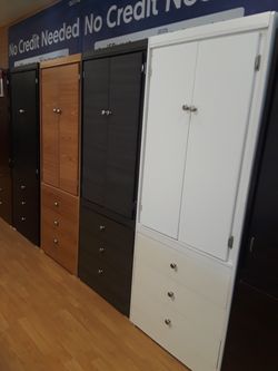 Tall wardrobe
