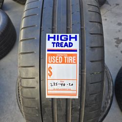 (1) 225 40 20 Pirelli Run Flat Tire 