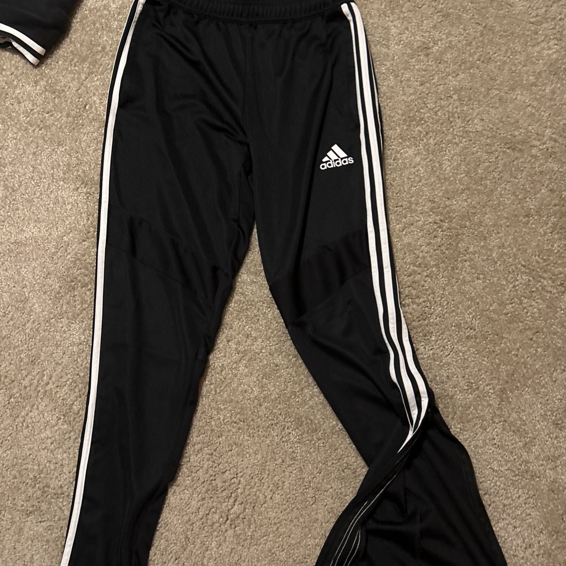 Adidas Joggers With Side Zip Medium Mens