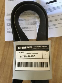NISSAN GENUINE V-BELT