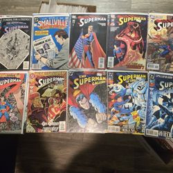 SUPERMAN COMIC BOOK LOT OF 36