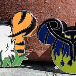*NEW* Disney Villains Pin Pair (Shere Kahn/Chernobog)
