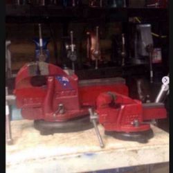 Dawn 150 Engineers Vise / 6 Inch Jaws /  90 Pounds ////// Dawn  75 Engineers Vise / 3 Inch Jaws / Swivel Base / Made And Sold In Australia 