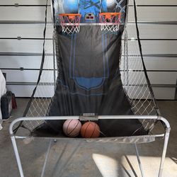 Double Basketball Arcade Game – Indoor Hoop Game with Scoreboard