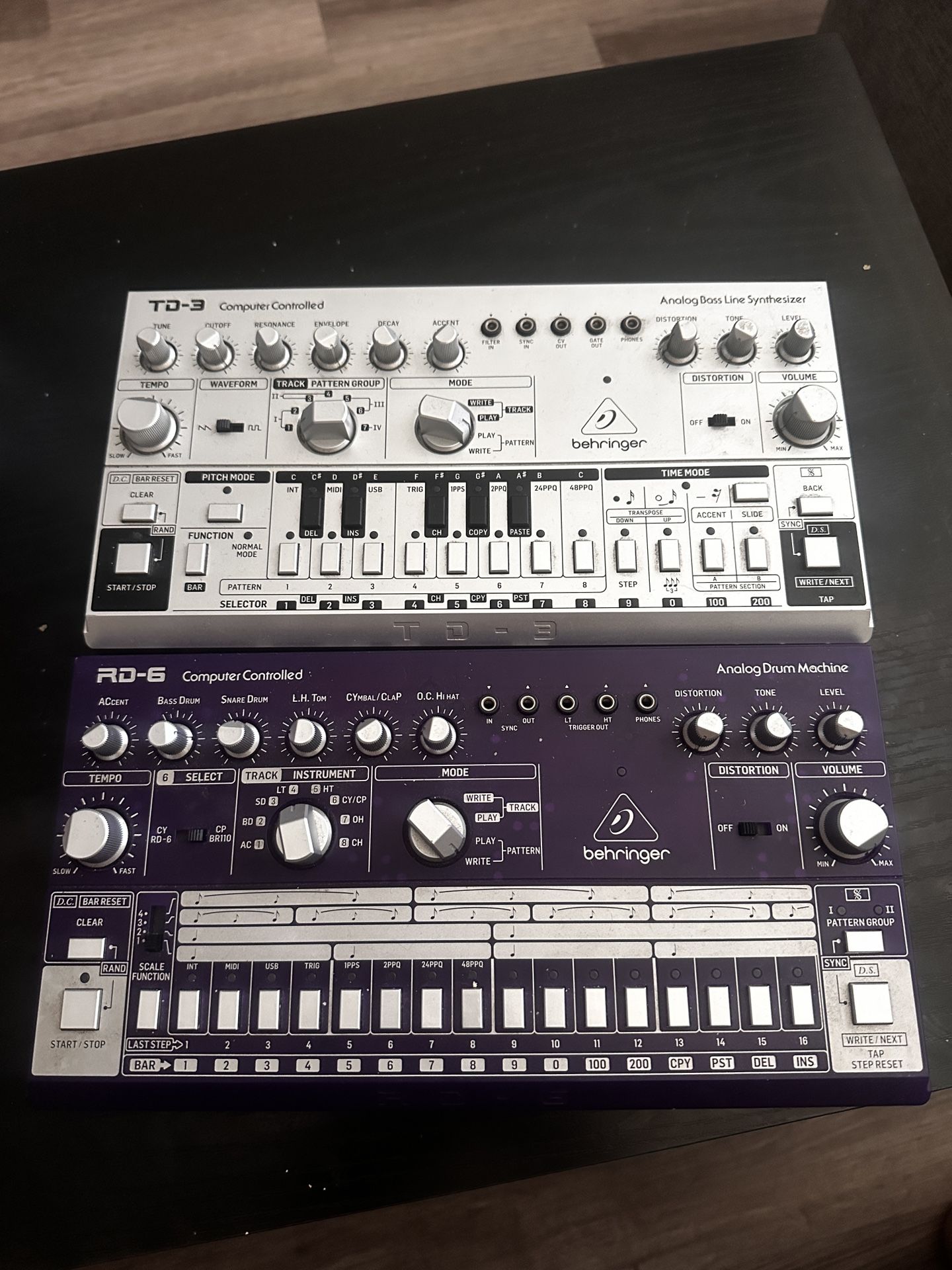 Behringer TD3 And RD6