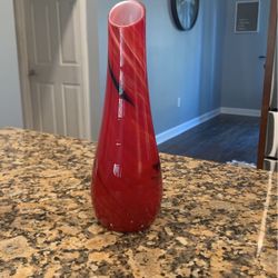 Red Vase