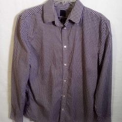 H&M Long Sleeve Easy Iron Shirt Size L