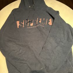 Supreme Hoodie Navy Blue