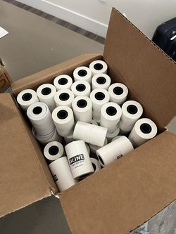 ULINE Cash Register Paper, 2 1/4" x 50' - $15 OBO for the box