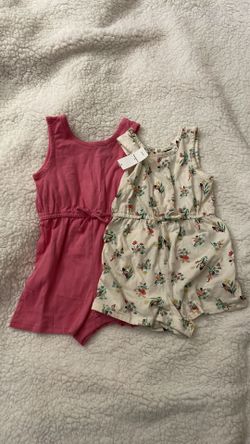 Baby Girl Rompers Set Of 3 NWT 