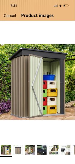 5x3 metal storage shed brand new $100 obo