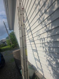 Aluminum 16 ft extension ladder