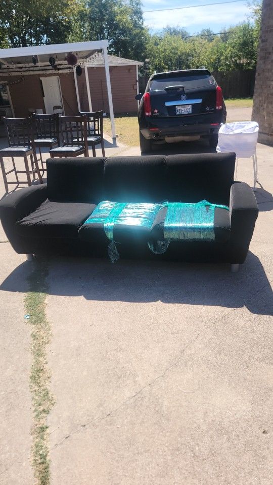 Black Small Couch 