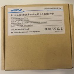 Streambot Box Bluetooth 4.1 Receiver Brand New In Box