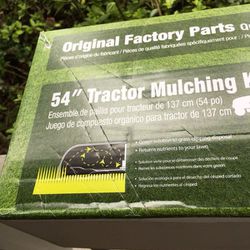 54” tractor mulching kit Husqvarna Poulan craftsman NEW  Very Easy Install $25