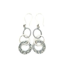 Silpada 925 Interlink Dangle Earrings