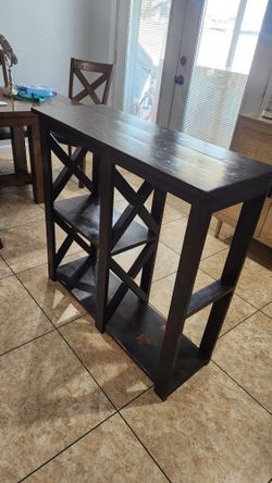 Custom Wood TV Console