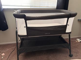 Angel Bliss Baby Bassinet with Storage Shelf