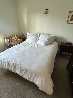 Bed Frame and Mattress