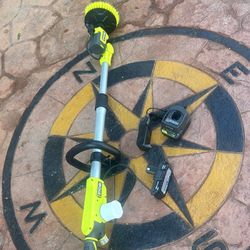 RYOBI ONE+ 18V Cordless Soap Dispensing Scrubber (1) 2.0 Ah 