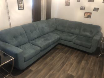 Coach with pillows