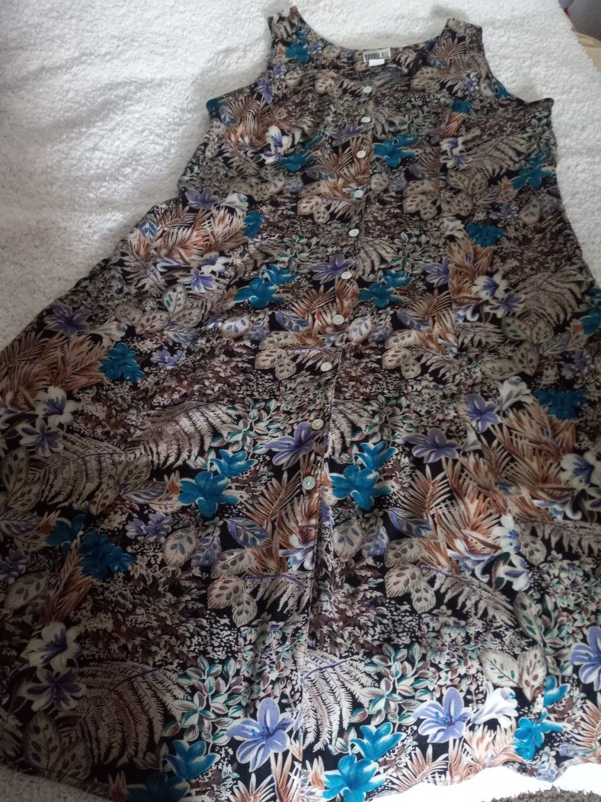 Dress, TROPICAL DESIGN